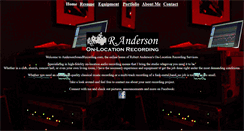 Desktop Screenshot of andersonsoundrecording.com